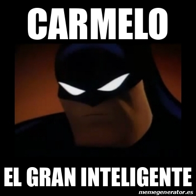 Meme Disapproving Batman CARMELO EL GRAN INTELIGENTE 32471633