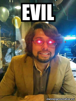 Meme Personalizado Evil