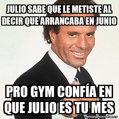 Meme Julio Iglesias Julio Sabe Que Le Metiste Al Decir Que Arrancaba