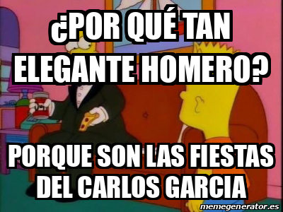 Meme Personalizado Por Qu Tan Elegante Homero Porque Son Las