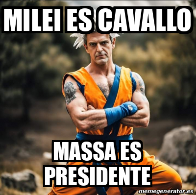 Meme Personalizado MILEI ES CAVALLO MASSA ES PRESIDENTE 33182878