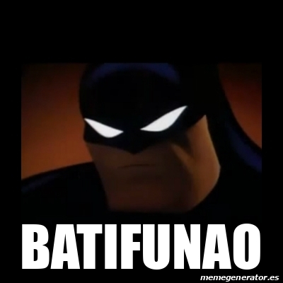 Meme Disapproving Batman Batifunao