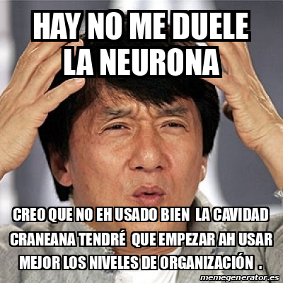 Meme Jackie Chan Hay No Me Duele La Neurona Creo Que No Eh Usado Bien