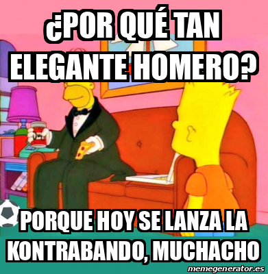 Meme Personalizado Por Qu Tan Elegante Homero Porque Hoy Se Lanza