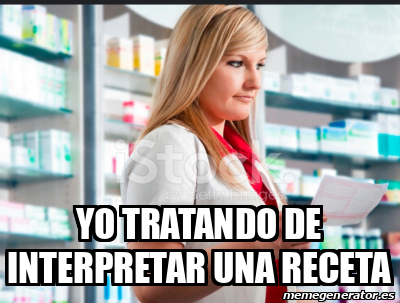 Meme Personalizado Yo Tratando De Interpretar Una Receta