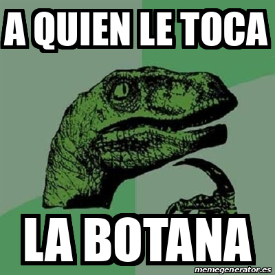 Meme Filosoraptor A Quien Le Toca La Botana