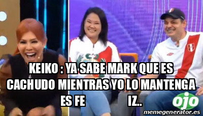 Meme Personalizado Keiko Ya Sabe Mark Que Es Cachudo Mientras Yo Lo