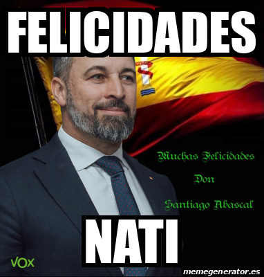 Meme Personalizado Felicidades Nati