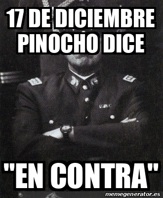 Meme Personalizado De Diciembre Pinocho Dice En Contra