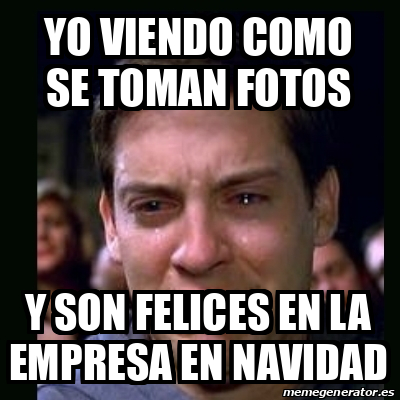 Meme Crying Peter Parker Yo Viendo Como Se Toman Fotos Y Son Felices