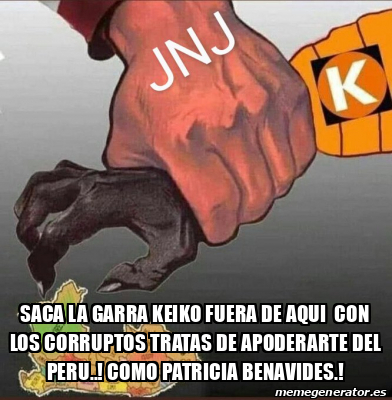 Meme Personalizado Saca La Garra Keiko Fuera De Aqui Con Los