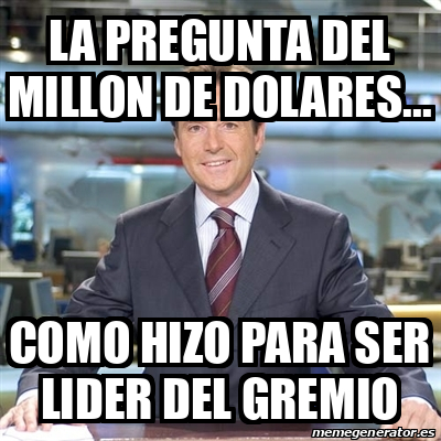 Meme Matias Prats La Pregunta Del Millon De Dolares Como Hizo Para