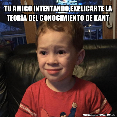 Meme Personalizado Tu amigo intentando explicarte la teoría del