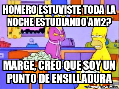 Meme Personalizado Homero Estuviste Toda La Noche Estudiando Am