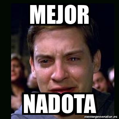 Meme Crying Peter Parker Mejor Nadota