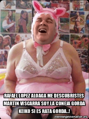 Meme Personalizado RAFAEL LOPEZ ALOAGA ME DESCUBRISTES MARTIN