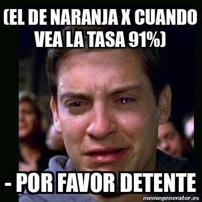 Meme Crying Peter Parker El De Naranja X Cuando Vea La Tasa 91