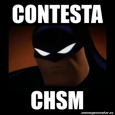 Meme Disapproving Batman Contesta Chsm