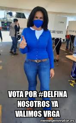 Meme Personalizado Vota Por Delfina Nosotros Ya Valimos Vrga