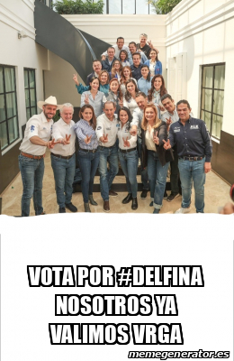 Meme Personalizado Vota Por Delfina Nosotros Ya Valimos Vrga