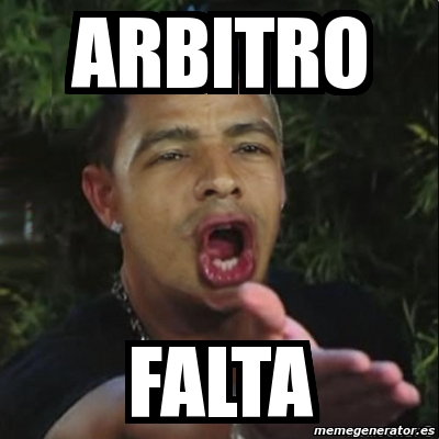 Meme Personalizado Arbitro Falta 4467618