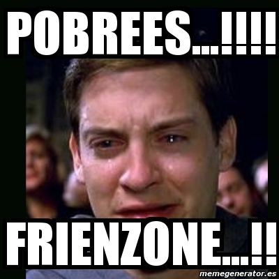 Meme crying peter parker - pobrees...!!!! frienzone ... Tobey Maguire