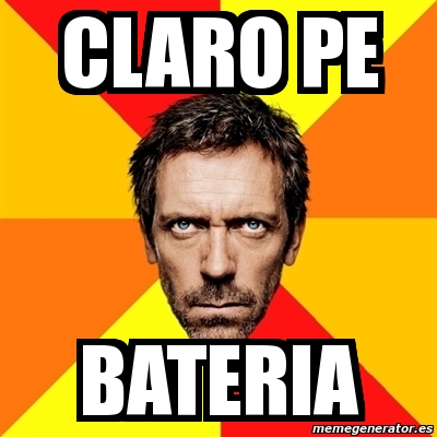 Meme House Claro Pe Bateria