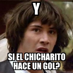 Meme Keanu Reeves Y Si El Chicharito Hace Un Gol