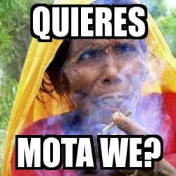 Meme Personalizado Quieres Mota We