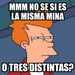 Meme Futurama Fry Mmm No Se Si Es La Misma Mina O Tres Distintas