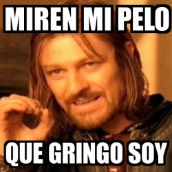 Meme Boromir Miren Mi Pelo Que Gringo Soy 19525098