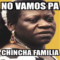 Meme Personalizado No Vamos Pa Chincha Familia 2463674