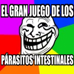 Dar el análisis de los parásitos de los tacos