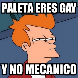 Meme Futurama Fry Paleta Eres Gay Y No Mecanico 21249376