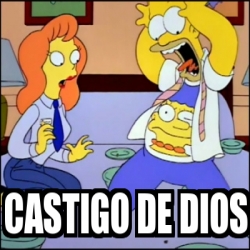 Meme Personalizado Castigo De Dios