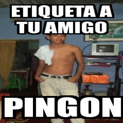 Meme Personalizado Etiqueta A Tu Amigo Pingon