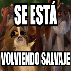 Meme Personalizado Se Est Volviendo Salvaje