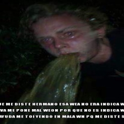 Meme Personalizado HERMANO QUE ME DISTE HERMANO ESA WEA NO ERA INDICA