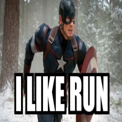 Meme Personalizado I Like Run