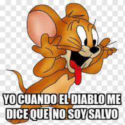 Meme Personalizado Yo Cuando El Diablo Me Dice Que No Soy Salvo