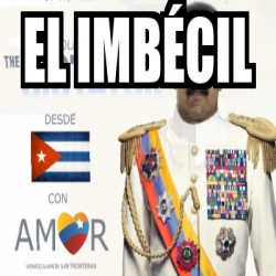 Meme Personalizado El imbécil 31828150