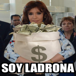 Meme Personalizado Soy Ladrona