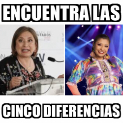 Meme Personalizado Encuentra Las Cinco Diferencias