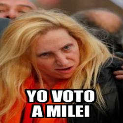 Meme Personalizado Yo Voto A Milei 33203891