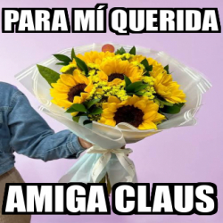 Meme Personalizado Para mí querida Amiga claus 33208972