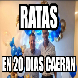 Meme Personalizado Ratas En 20 Dias Caeran 33210015