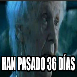 Meme Personalizado han pasado 36 días 33229268