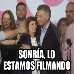 Meme Personalizado Sonr A Lo Estamos Filmando