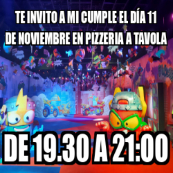 Meme Personalizado Te Invito A Mi Cumple El D A De Noviembre En