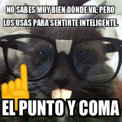 Meme Personalizado No sabes muy bien dónde va pero los usas para